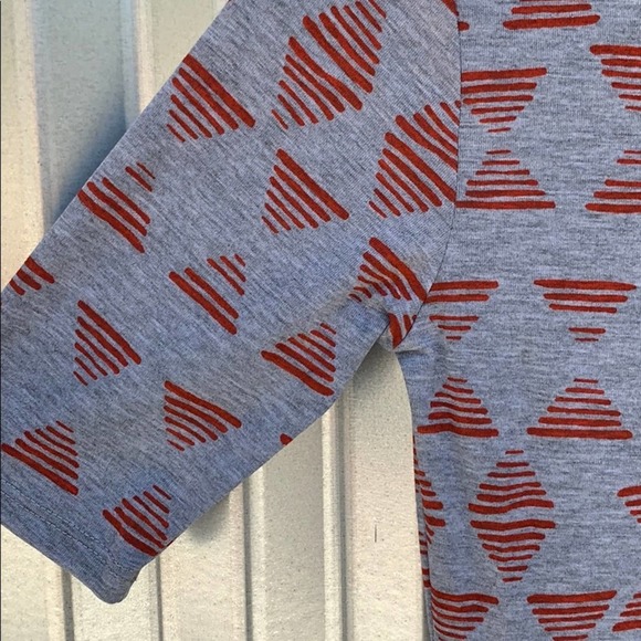 NWT Lularoe Julia Triangle Print Julia Dress XXS - Picture 6 of 7